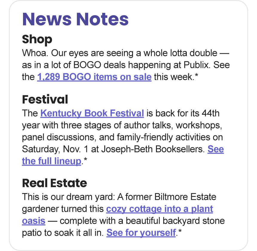 Newsletter Text Ad